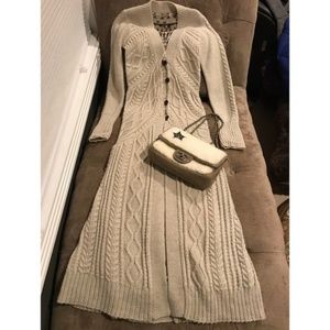 Rare Free People Bobble Bee Maxi Sweater M